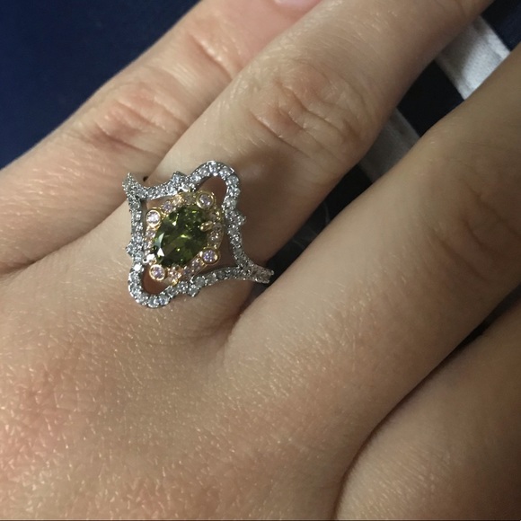 NWT 925 Sterling Rings Citrine Oval 5*7MM ring - Picture 3 of 4